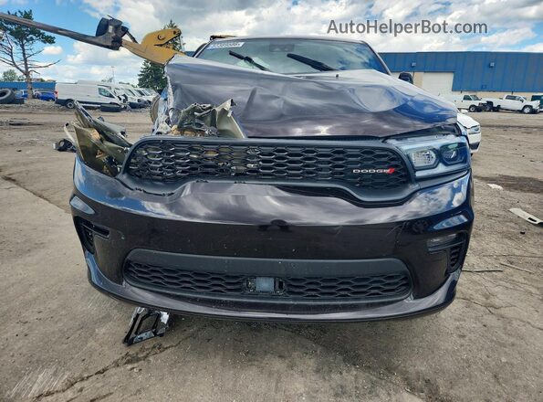 1C4RDJDG7PC677225 2023 DODGE DURANGO Black Вид спереду