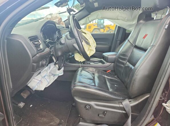 1C4RDJDG7PC677225 2023 DODGE DURANGO Black Вид салону спереду