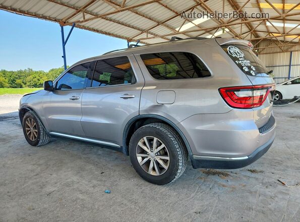 1C4RDJDG8GC362319 2016 DODGE DURANGO Silver უკანა მარცხენა