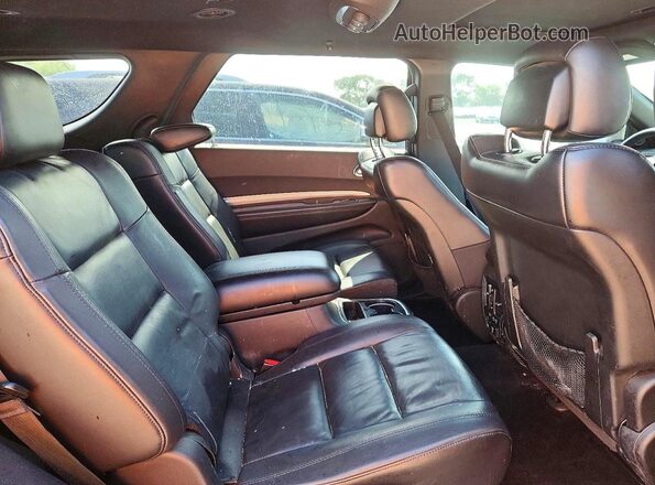 1C4RDJDG8HC806395 2017 DODGE DURANGO Black Rear interior view