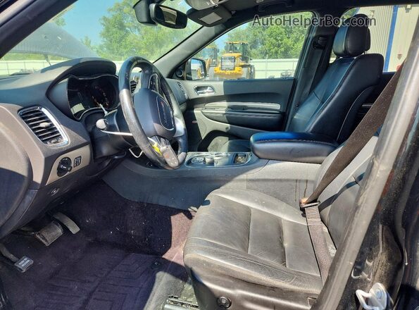 1C4RDJDG8HC806395 2017 DODGE DURANGO Black Front interior view
