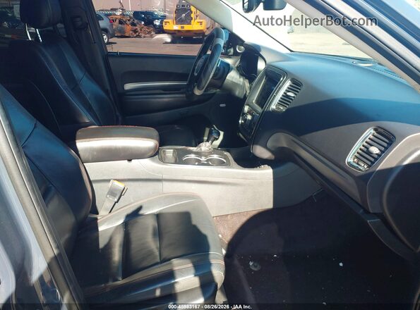 1C4RDJDG8JC134067 2018 DODGE DURANGO Gray Widok wnętrza z przodu