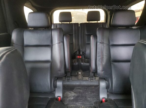 1C4RDJDG8JC461732 2018 DODGE DURANGO Gray Rear seats view