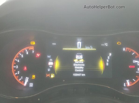 1C4RDJDG8JC461732 2018 DODGE DURANGO Gray Instrument cluster view