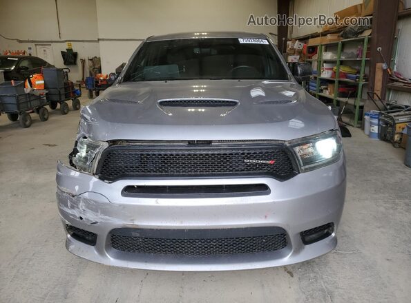 1C4RDJDG8JC461732 2018 DODGE DURANGO Gray Front view