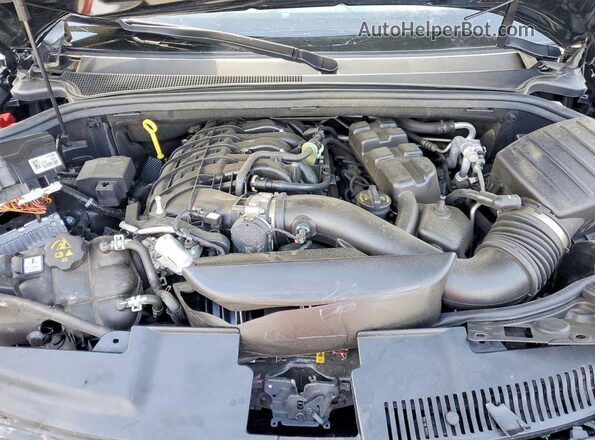 1C4RDJDG8PC572242 2023 DODGE DURANGO Black Vista del compartimento del motor