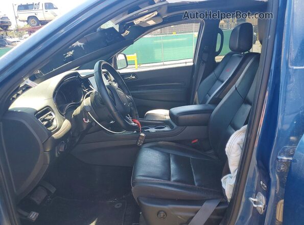 1C4RDJDG8SC502135 2025 DODGE DURANGO Blue Widok wnętrza z przodu