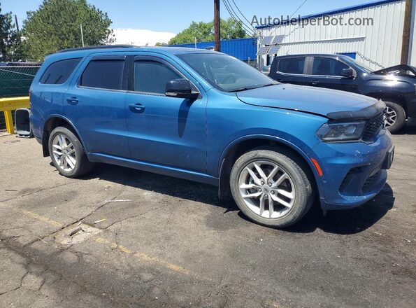 1C4RDJDG8SC502135 2025 DODGE DURANGO Blue Przód prawy