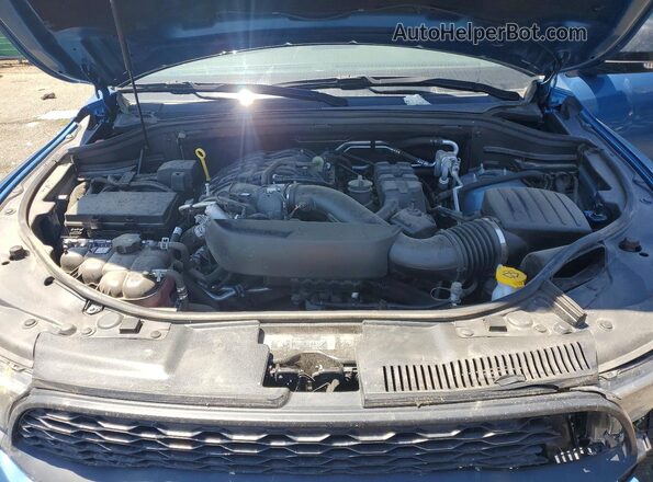 1C4RDJDG8SC502135 2025 DODGE DURANGO Blue Widok komory silnika