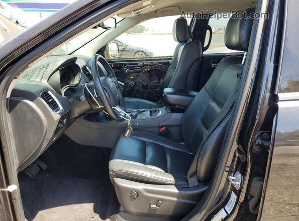 1C4RDJDG9GC308690 2016 DODGE DURANGO Black Widok wnętrza z przodu
