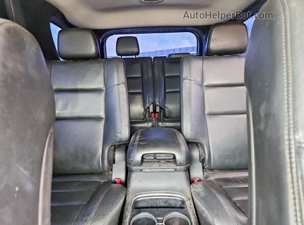 1C4RDJDG9HC667023 2017 DODGE DURANGO Black Widok tylnych siedzeń