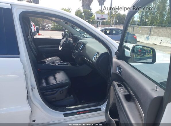 1C4RDJDG9HC907543 2017 DODGE DURANGO White Widok wnętrza z przodu