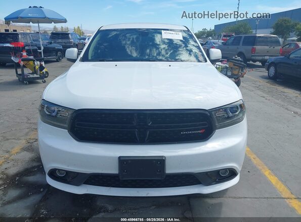 1C4RDJDG9HC907543 2017 DODGE DURANGO White Widok zestawu wskaźników