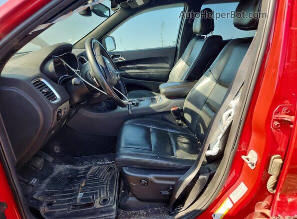 1C4RDJDG9HC921636 2017 DODGE DURANGO Red Widok wnętrza z przodu