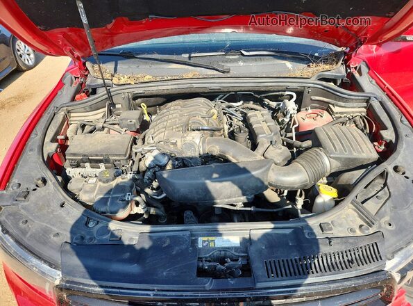 1C4RDJDG9HC921636 2017 DODGE DURANGO Red Widok komory silnika