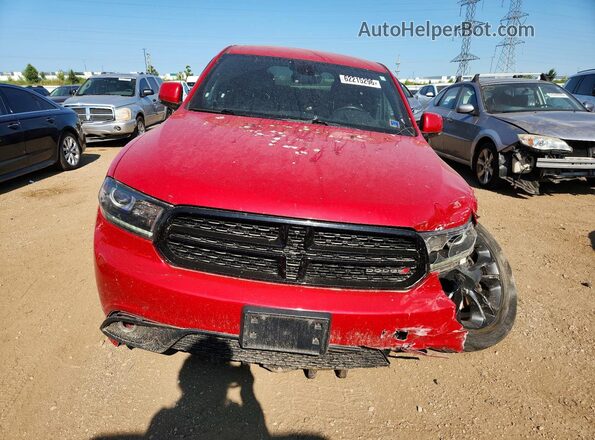 1C4RDJDG9HC921636 2017 DODGE DURANGO Red Widok z przodu