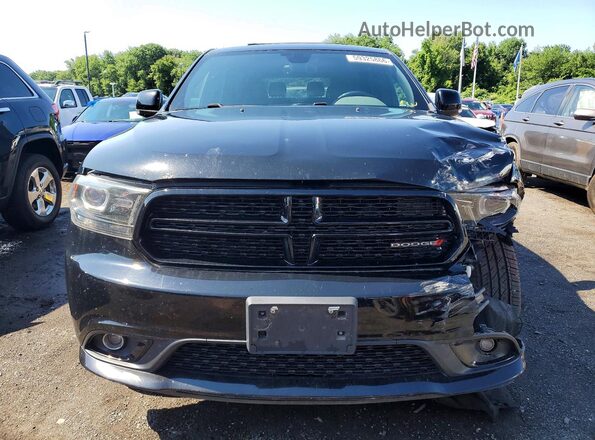 1C4RDJDG9JC116595 2018 DODGE DURANGO Black Front view