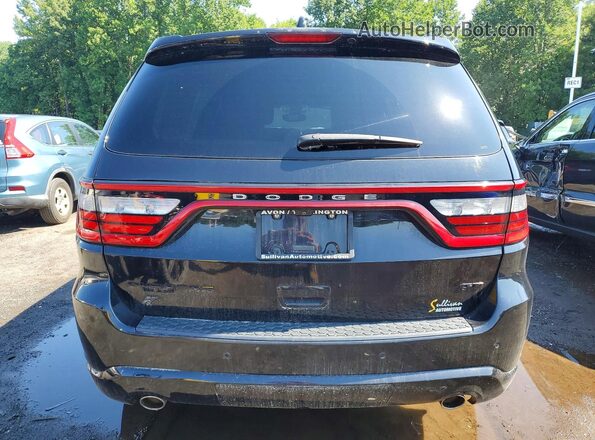 1C4RDJDG9JC116595 2018 DODGE DURANGO Black Rear view