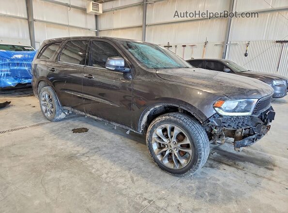 1C4RDJDG9KC651654 2019 DODGE DURANGO Charcoal Передня права чверть