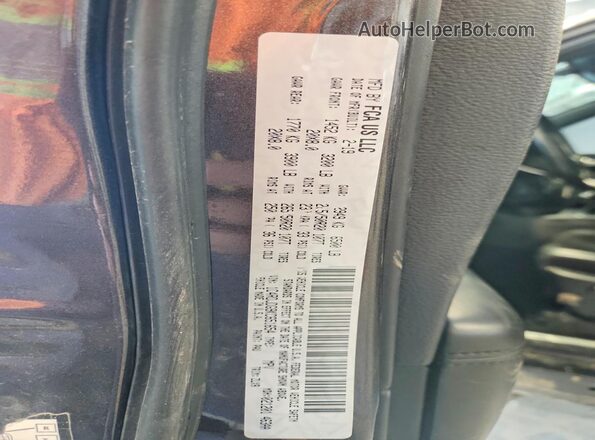 1C4RDJDG9KC651654 2019 DODGE DURANGO Charcoal Вид наклейки з VIN-кодом