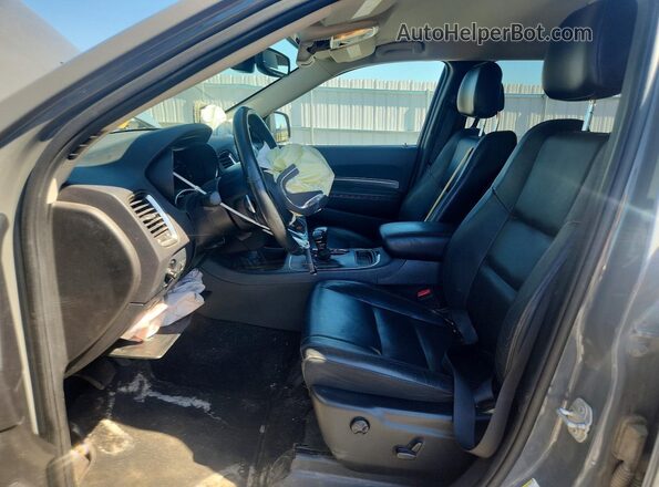 1C4RDJDG9KC663531 2019 DODGE DURANGO Gray Widok wnętrza z przodu