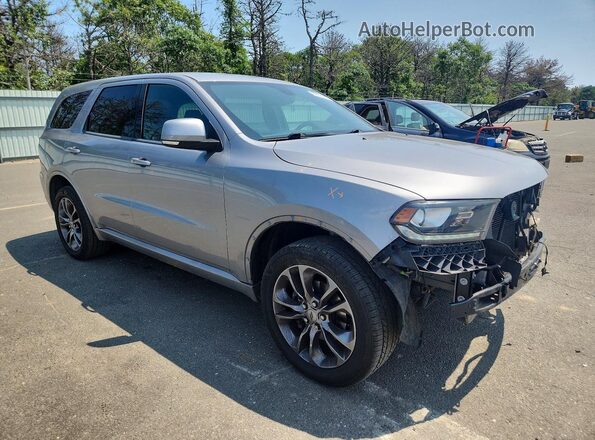 1C4RDJDG9KC722643 2019 DODGE DURANGO Серебряный Передняя правая четверть
