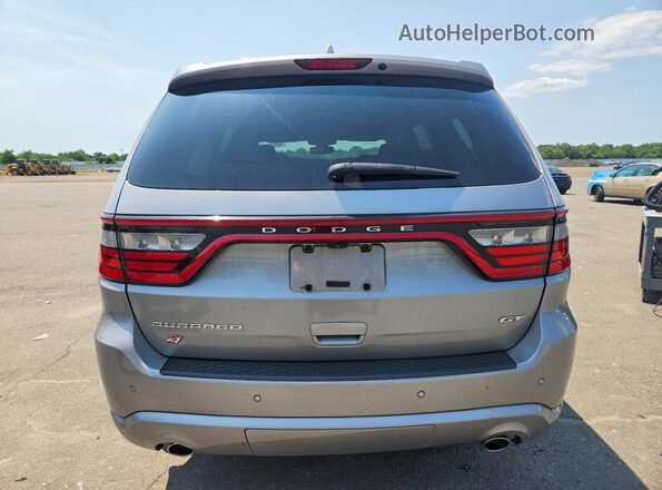 1C4RDJDG9KC722643 2019 DODGE DURANGO Серебряный Вид сзади