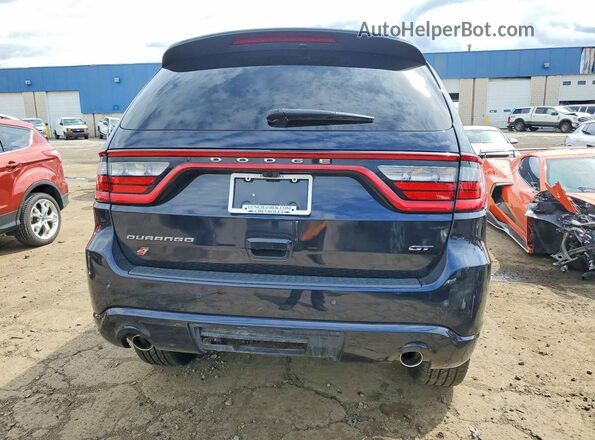 1C4RDJDG9PC677226 2023 DODGE DURANGO Синий Вид сзади