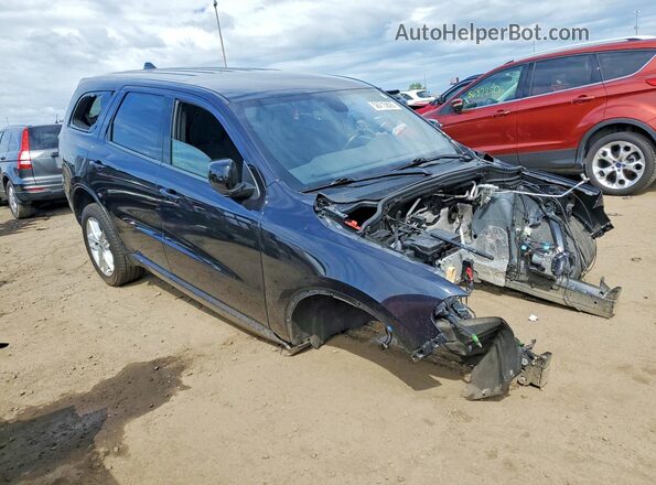 1C4RDJDG9PC677226 2023 DODGE DURANGO Синий Передняя правая четверть