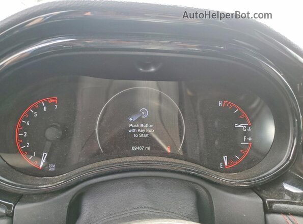 1C4RDJDG9PC677226 2023 DODGE DURANGO Синий Вид щитка приборов