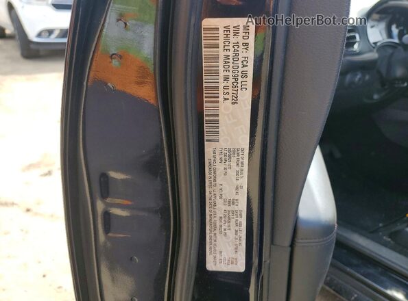 1C4RDJDG9PC677226 2023 DODGE DURANGO Синий Вид наклейки с VIN-кодом