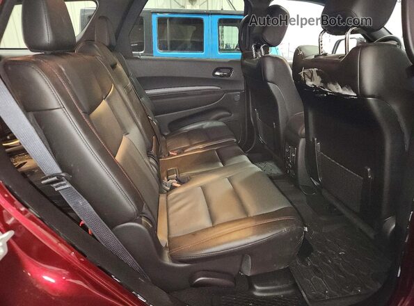 1C4RDJDG9TC158493 2026 DODGE DURANGO Red Widok wnętrza z tyłu