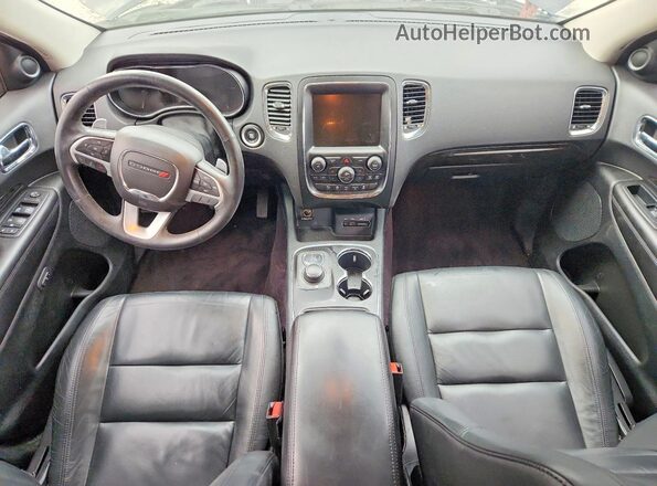 1C4RDJDGXGC301926 2016 DODGE DURANGO Black Vista del salpicadero