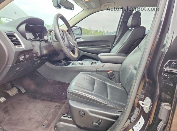 1C4RDJDGXGC301926 2016 DODGE DURANGO Black Vista interior delantera