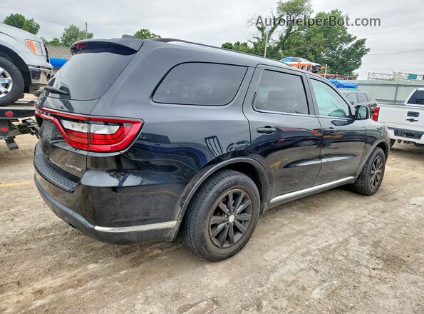 1C4RDJDGXGC331282 2016 DODGE DURANGO Black Trasero derecho