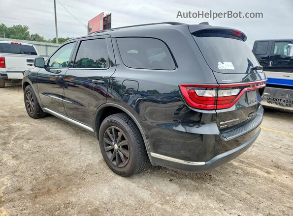 1C4RDJDGXGC331282 2016 DODGE DURANGO Black Trasero izquierdo