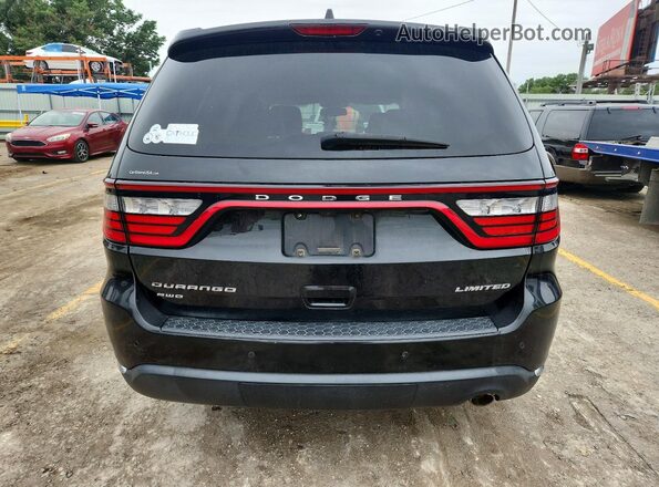 1C4RDJDGXGC331282 2016 DODGE DURANGO Black Vista trasera