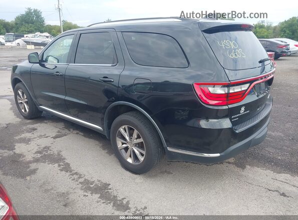 1C4RDJDGXGC360278 2016 DODGE DURANGO Black Հետևի ձախ