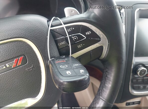 1C4RDJDGXGC360278 2016 DODGE DURANGO Black Առջևի վահանակի տեսք