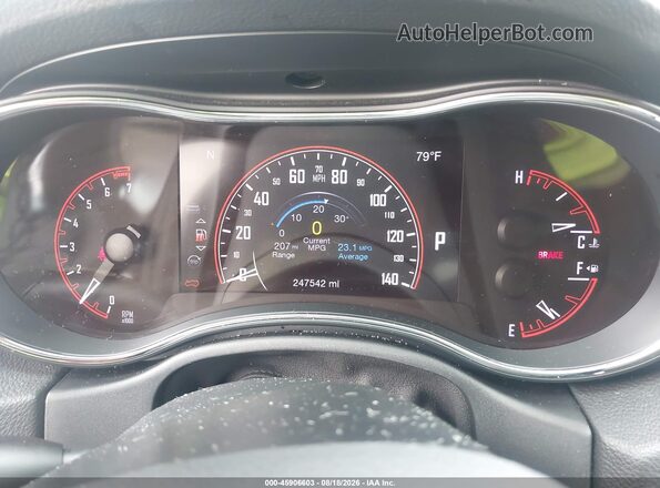 1C4RDJDGXGC360278 2016 DODGE DURANGO Black Հետևի նստատեղերի տեսք