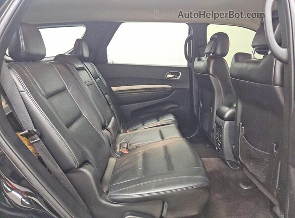 1C4RDJDGXHC726144 2017 DODGE DURANGO Black Вид задньої частини салону