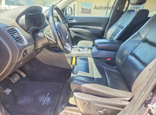 1C4RDJDGXHC878781 2017 DODGE DURANGO Purple Front interior view