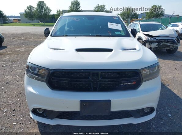 1C4RDJDGXJC154434 2018 DODGE DURANGO White Вид щитка приладів
