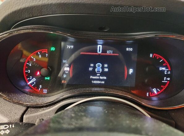1C4RDJDGXKC763962 2019 DODGE DURANGO Gray Widok zestawu wskaźników