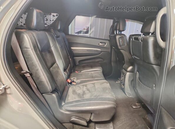 1C4RDJDGXKC763962 2019 DODGE DURANGO Gray Widok wnętrza z tyłu