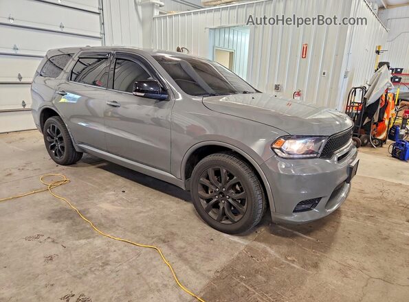 1C4RDJDGXKC763962 2019 DODGE DURANGO Gray Przód prawy