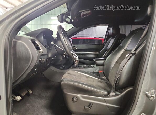 1C4RDJDGXKC763962 2019 DODGE DURANGO Gray Widok wnętrza z przodu