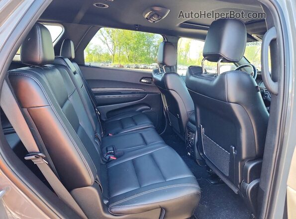 1C4RDJDGXMC759364 2021 DODGE DURANGO Gray Rear interior view