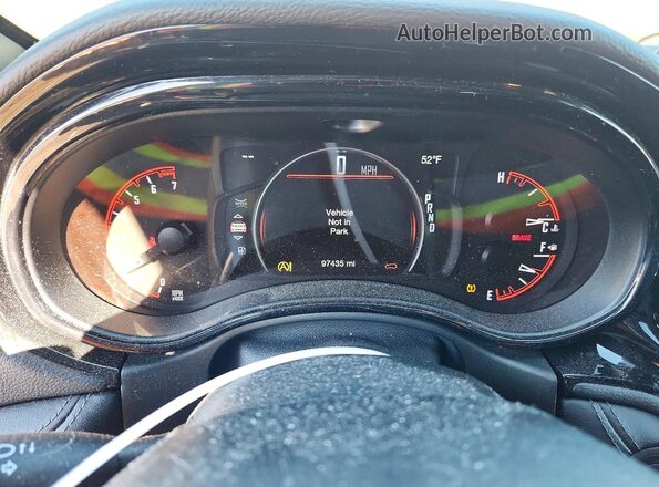 1C4RDJDGXMC759364 2021 DODGE DURANGO Gray Instrument cluster view