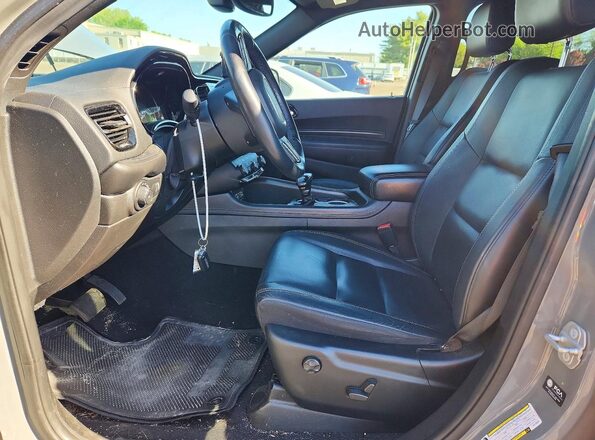 1C4RDJDGXMC759364 2021 DODGE DURANGO Gray Front interior view